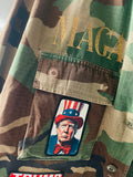 Vintage Camo TRUMP Military Jacket