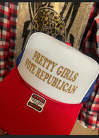 RED Pretty Girls Trucker Hat