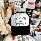 Campfires & Cocktails Trucker Hat