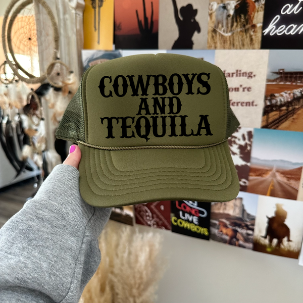 Cowboys & Tequila Trucker Hat