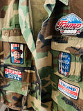 Vintage Camo TRUMP Military Jacket