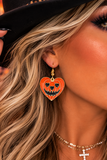 Pumpkin Heart Earrings