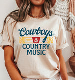 Cowboys & Country Music Tee