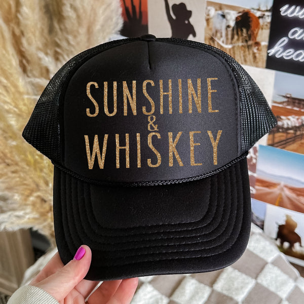 Sunshine & Whiskey Trucker Hat