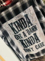Kinda Give a Damn SEQUIN FLANNEL